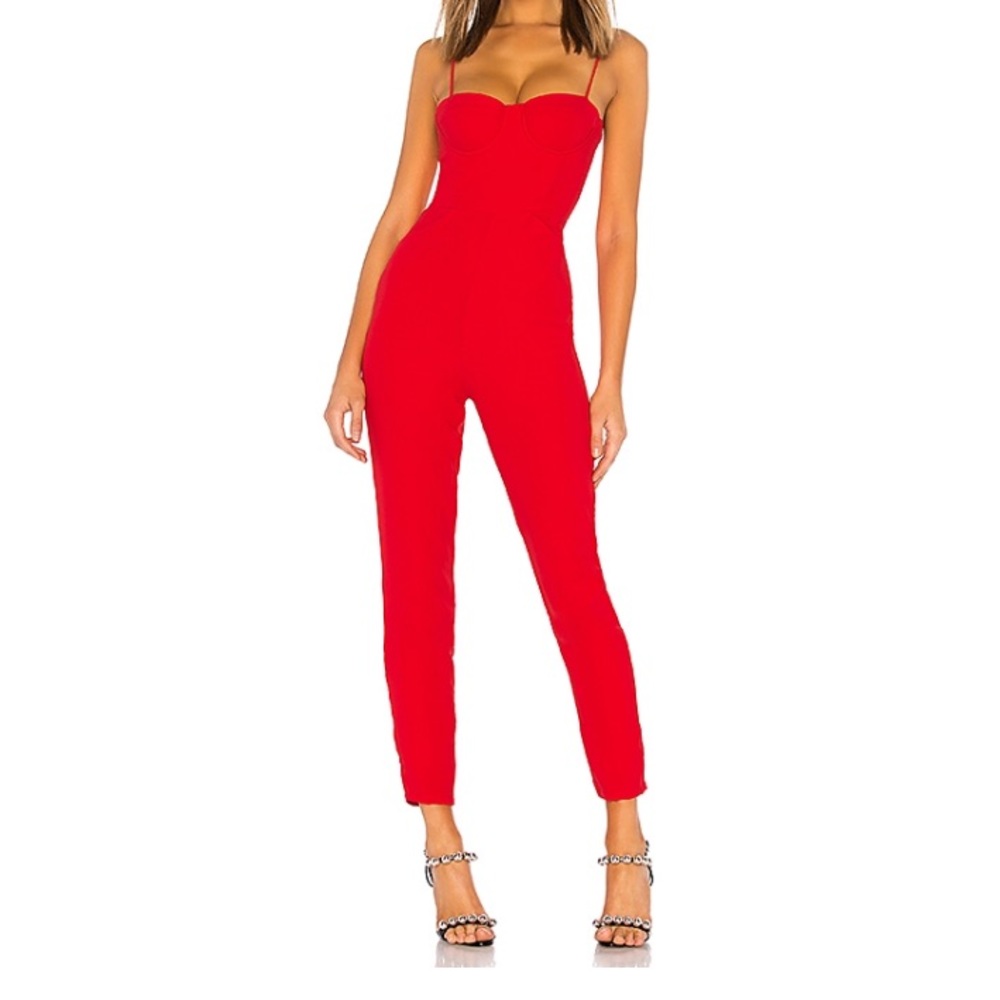 Lovers & Friends red jumpsuit. Never worn NWT!